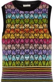 Sequin-embellished mohair-blend vest x at The Outnet